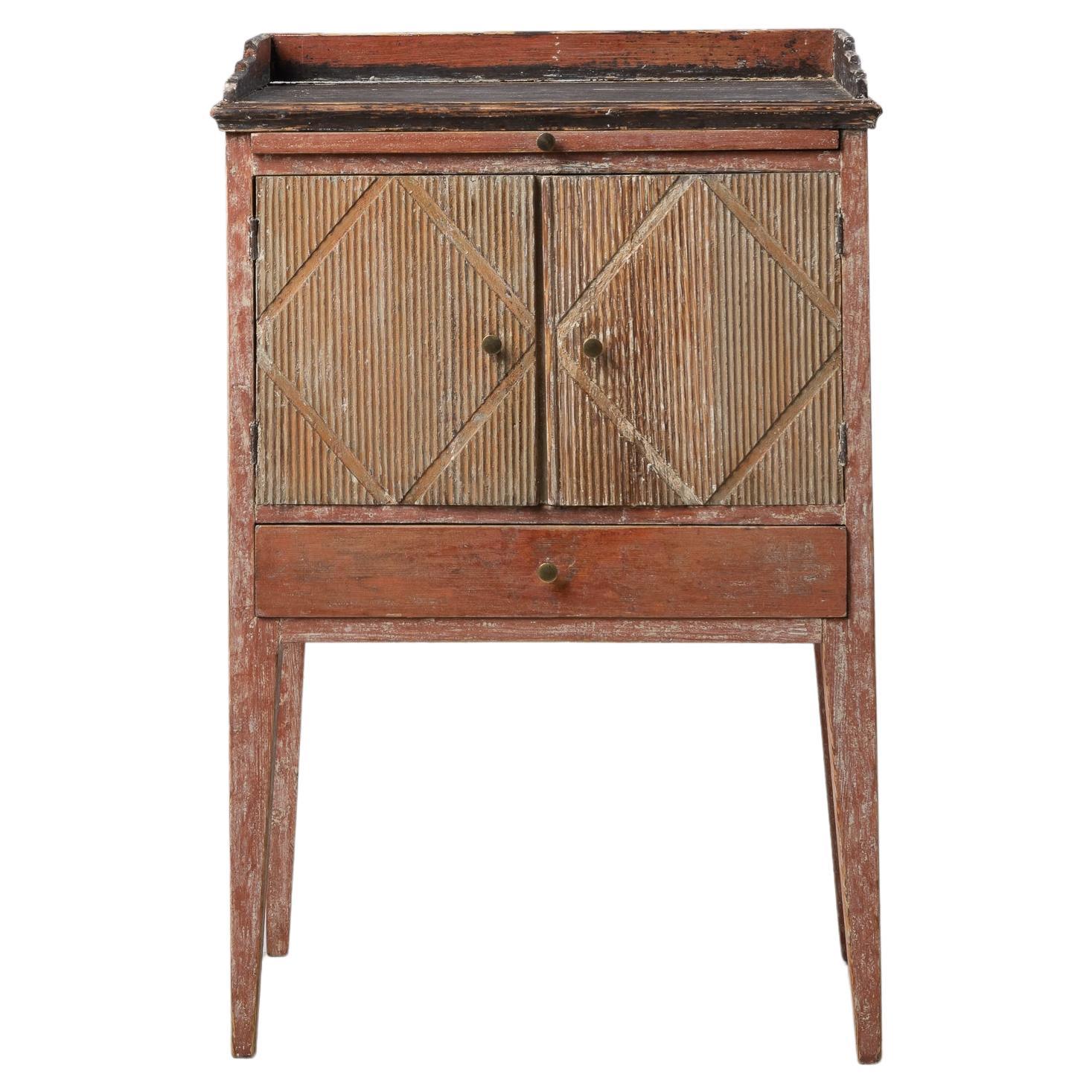 Small 18th Century Swedish Gustavian Bureau or Nightstand