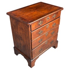 Small 18th Century Walnut Chest of Drawers
