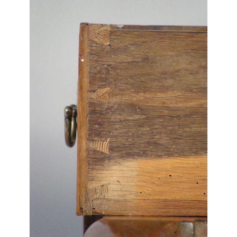 English Small 18th Century Walnut Lowboy Dressing Table Vanity For Sale