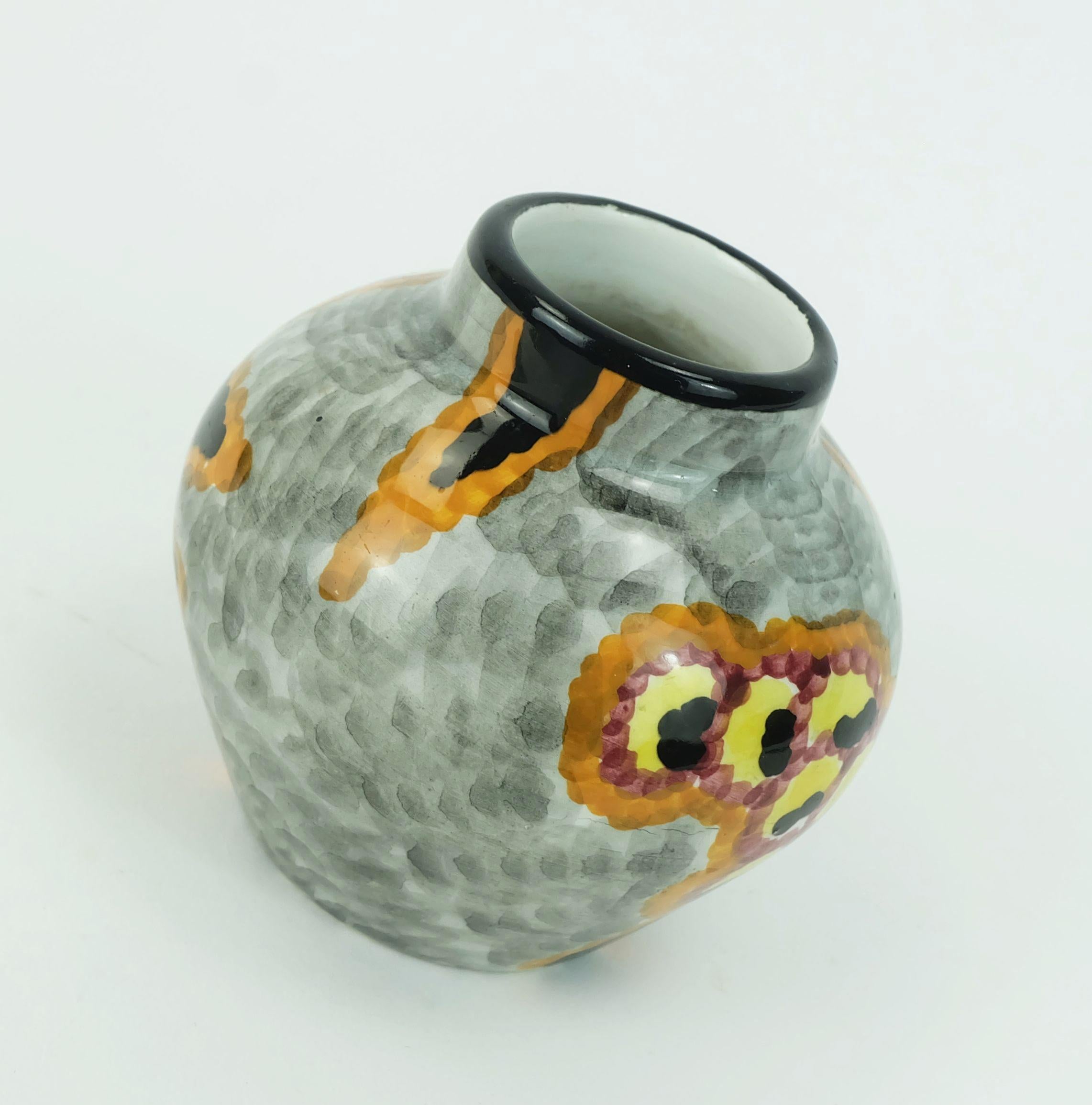 small 1920s VASE decor 'gobelin' eva zeisel schramberg majolika For ...