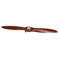 Small 1930s Aircraft Propeller, Model “Smart 18-6” Wood and Metal