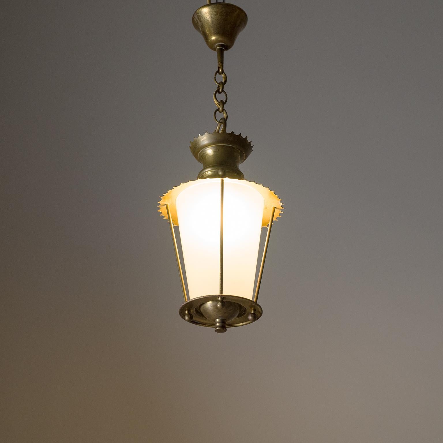 small brass lantern