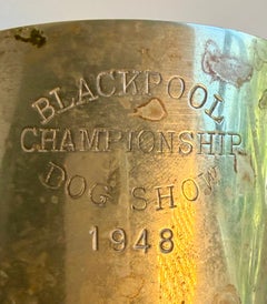 Small 1948 Blackpool Championship Dog Show Cup By Kenart, England, 1948