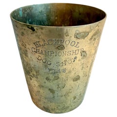 Small 1948 Blackpool Championship Dog Show Cup By Kenart, England, 1948