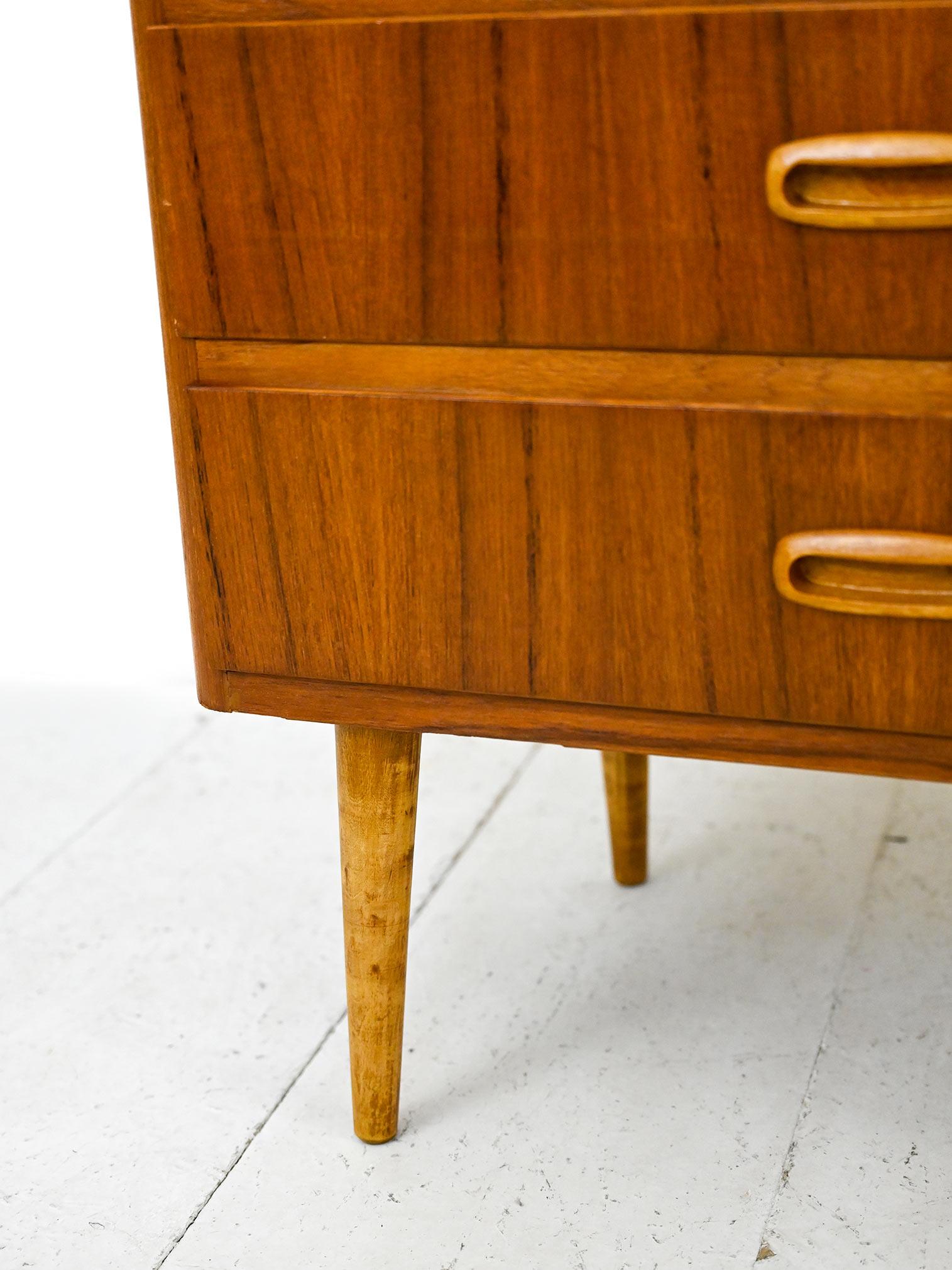 Mid-20th Century Small 1960s Chest of Drawers