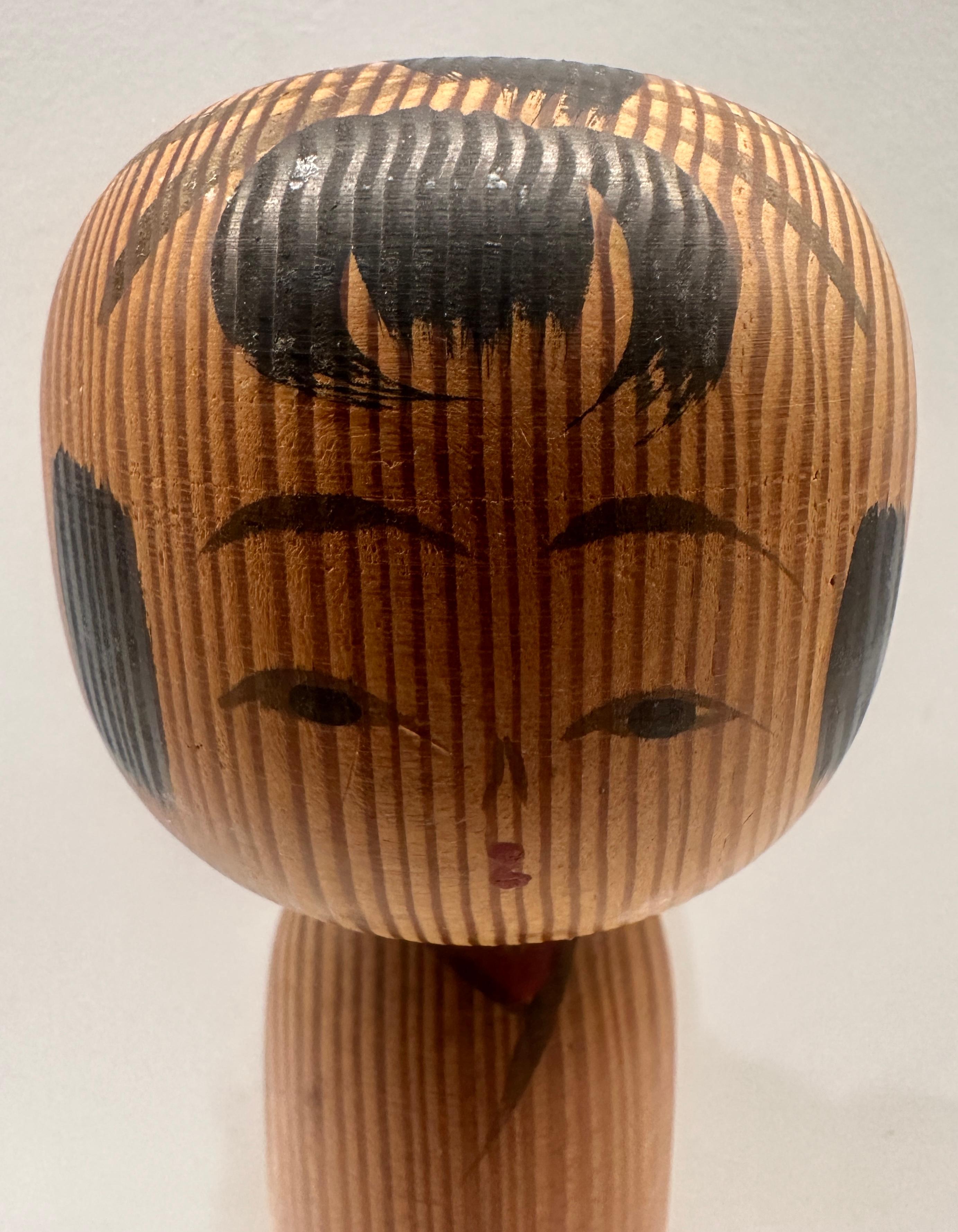 Petite poupée Kokeshi japonaise traditionnelle des années 1970 par Matogoro Kyomi 11