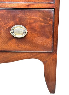 Small 19th Century Bowfront Chest Of Drawers