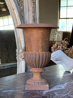 Small 19th Century Cast Iron Urn