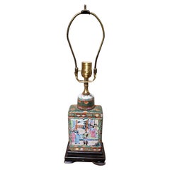 Retro Small 19th Century Chinese Export Urn Converted to a Modern Lamp