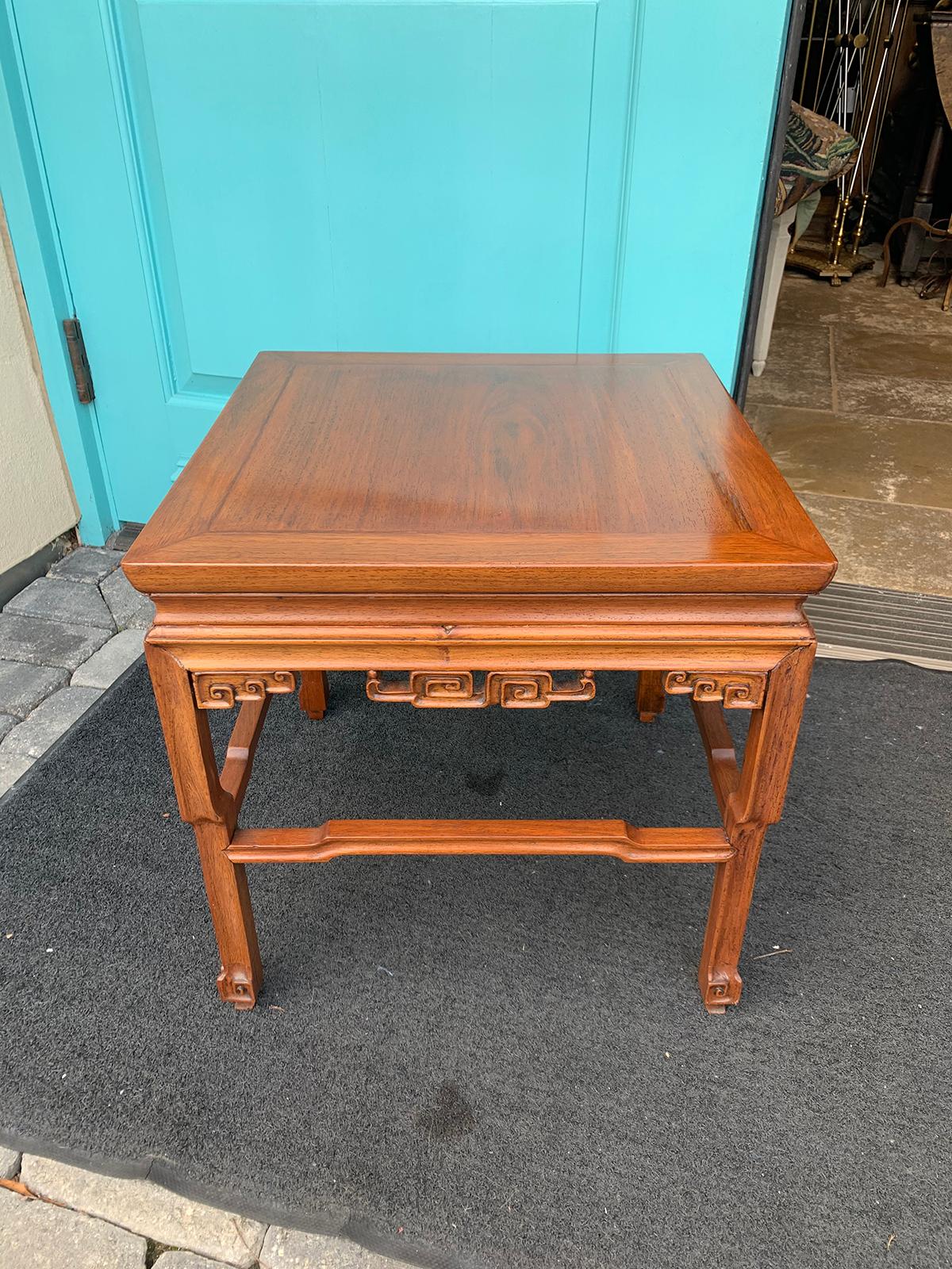 Small 19th Century Chinese Square Drinks or Coffee Table For Sale 5