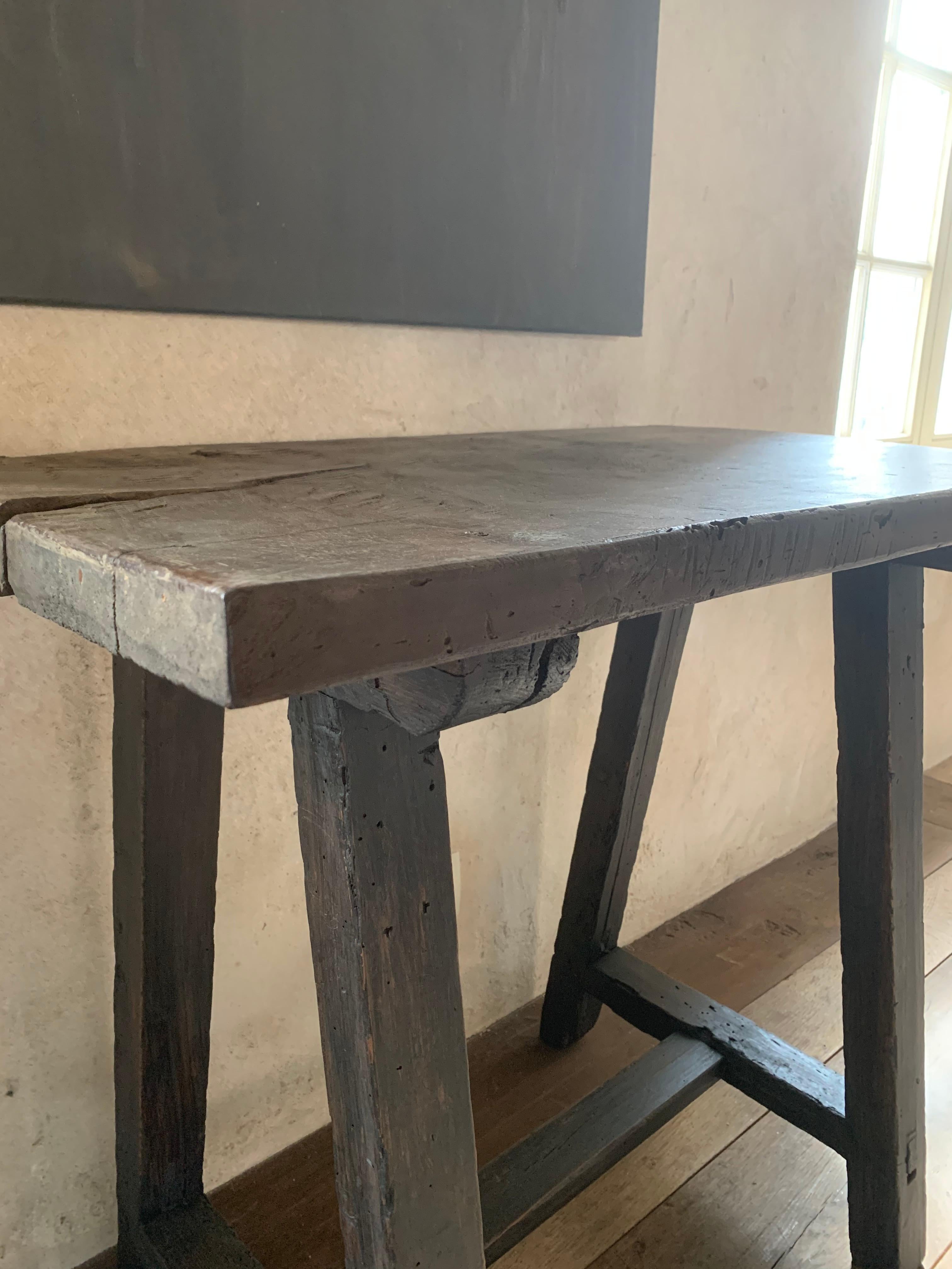 Small 19th Century Console Side Table In Good Condition In Vosselaar, BE