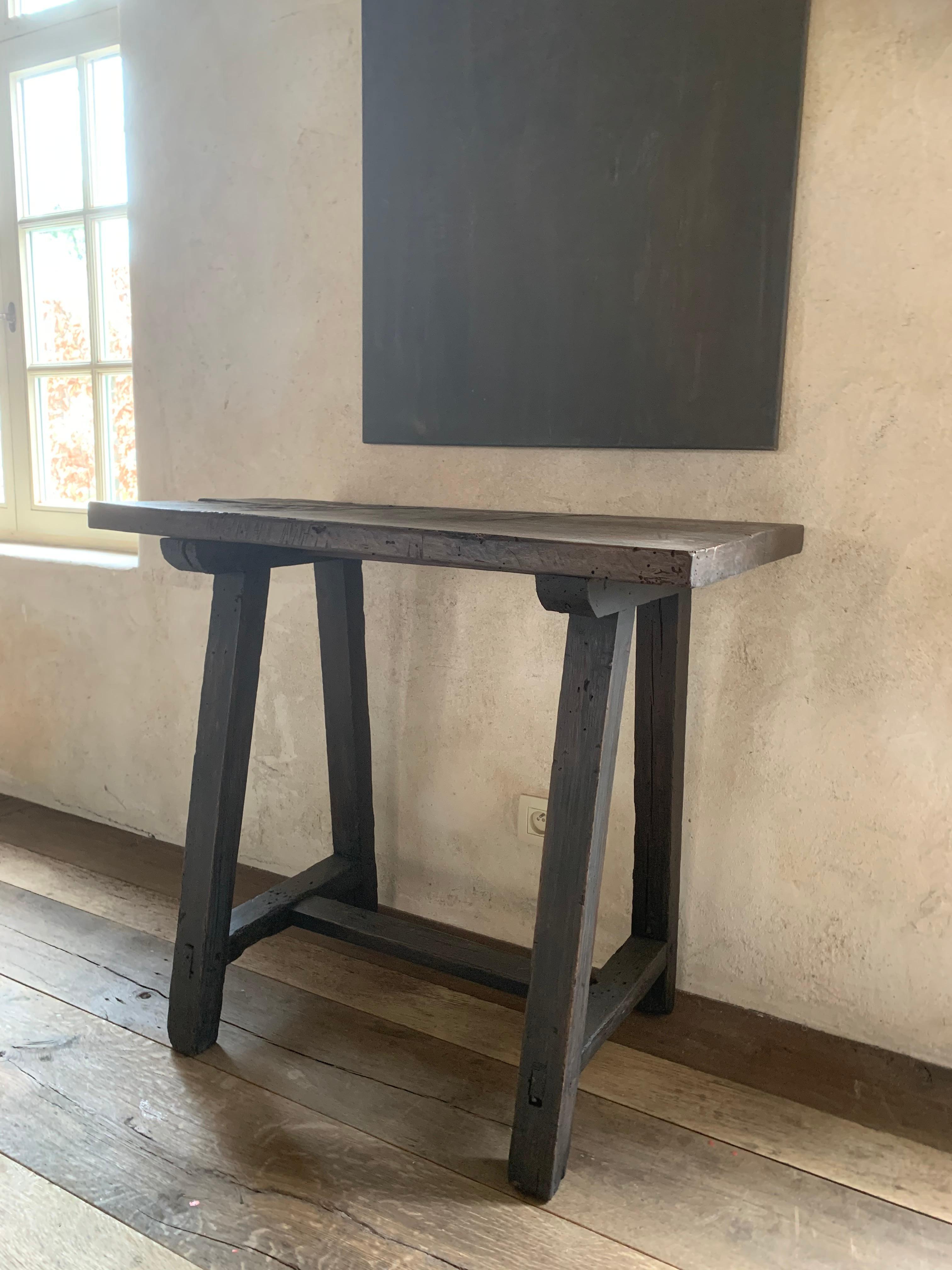 Small 19th Century Console Side Table 3