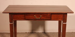 Small 19th Century Desk With Straight Legs