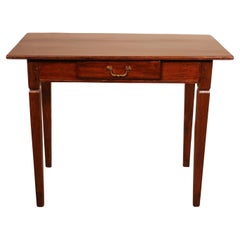 Small 19th Century Desk With Straight Legs