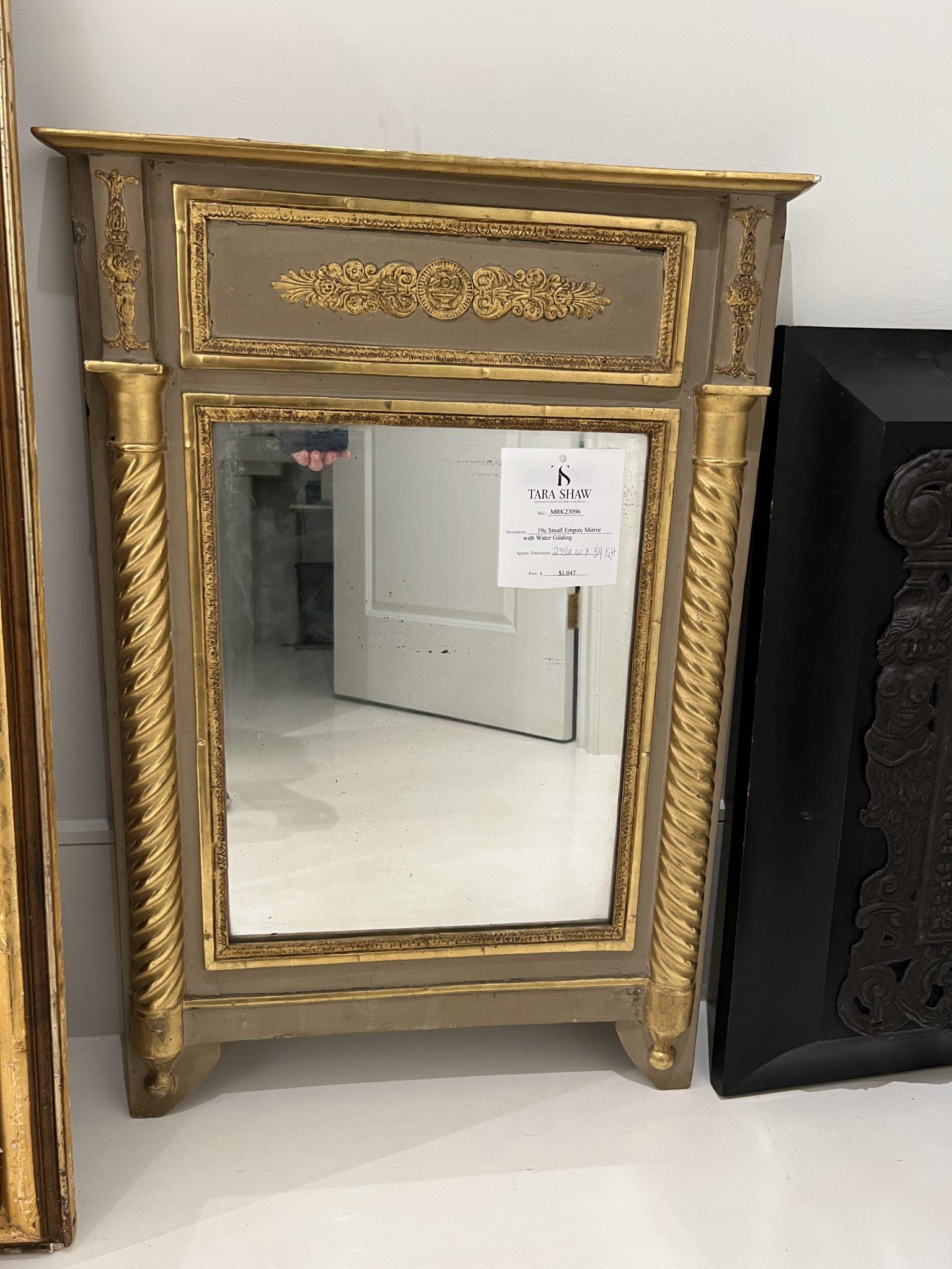 Beautiful mid-19th century gilded mirror with intricate details. Would add class to any room.