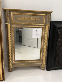 Small 19th Century Empire Mirror with Water Gilding