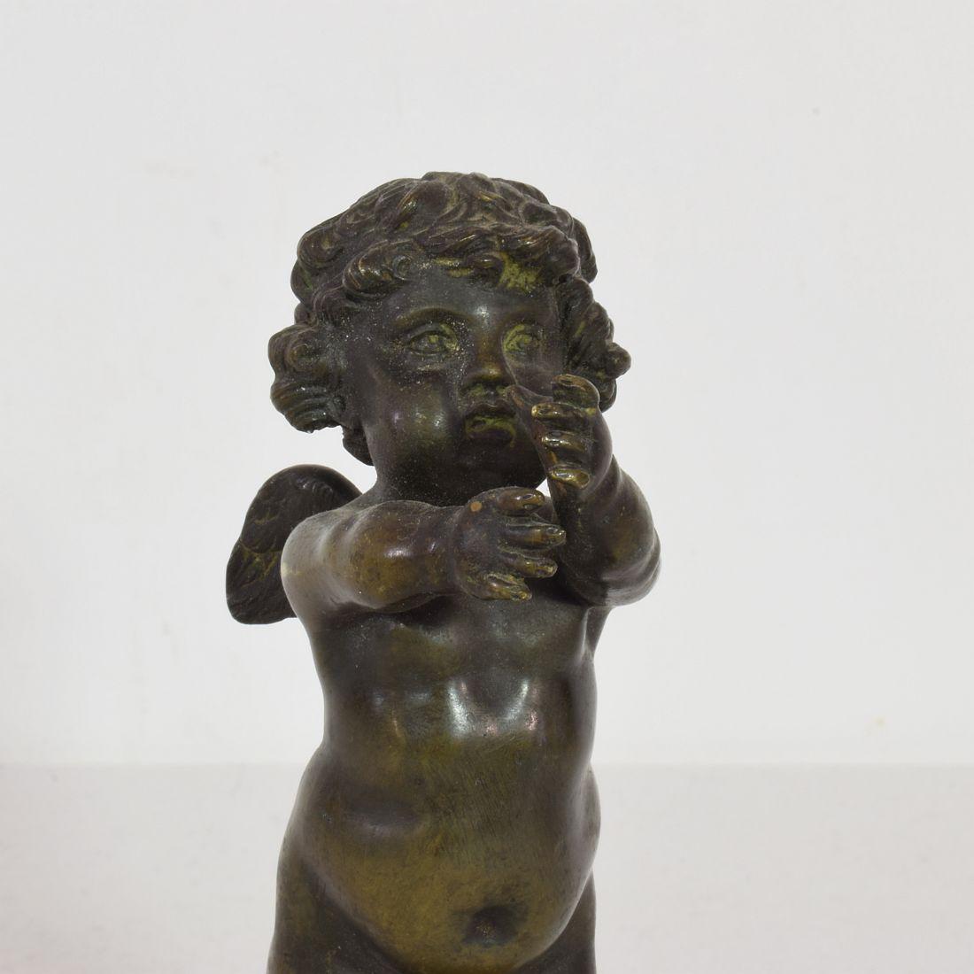 Small 19th Century French Bronze Angel 6