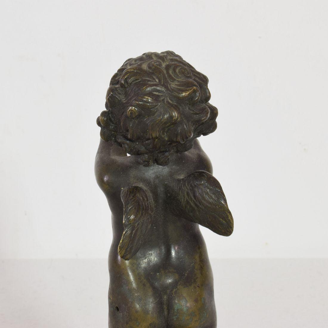 Small 19th Century French Bronze Angel 8