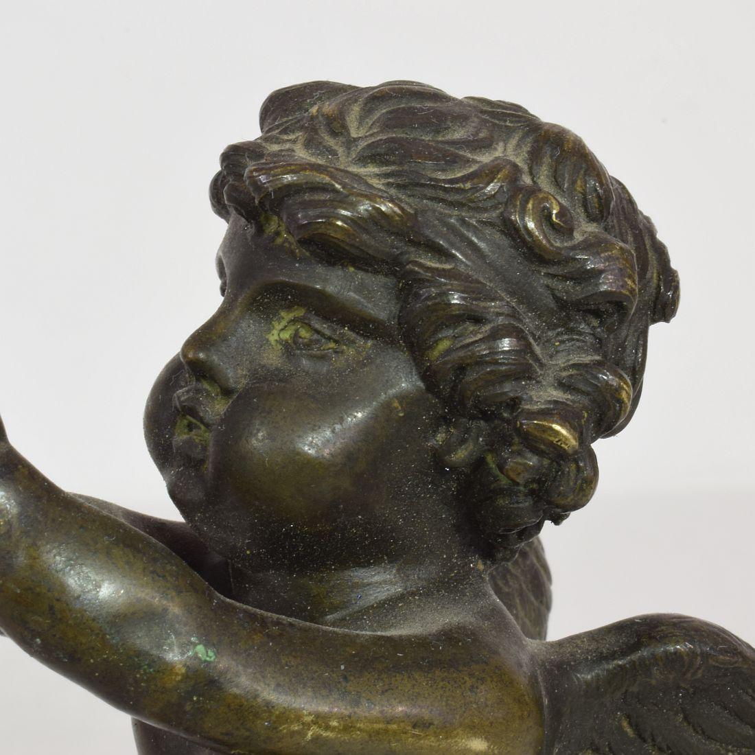 Small 19th Century French Bronze Angel 14
