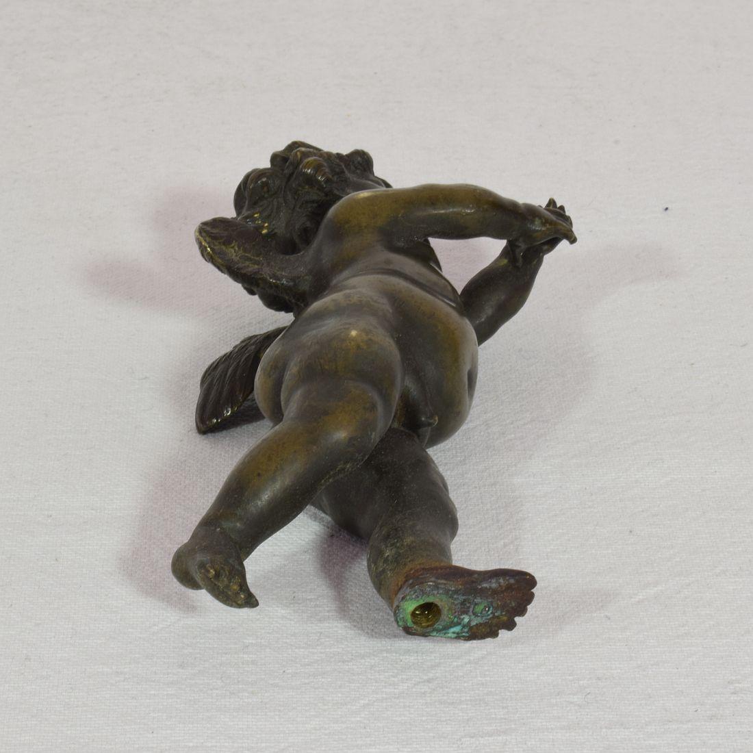 Small 19th Century French Bronze Angel 16
