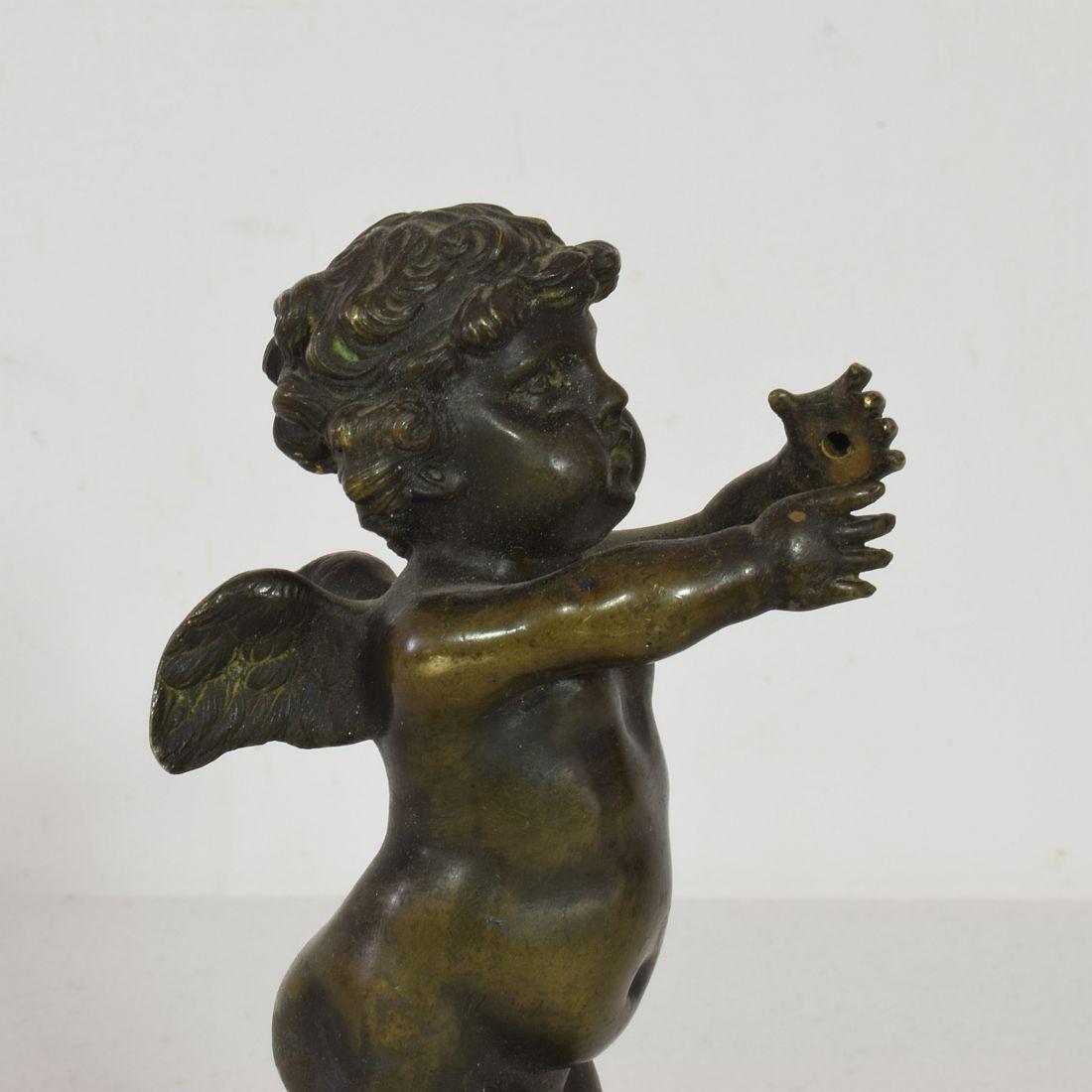 Small 19th Century French Bronze Angel 5