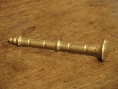 Small 19th Century French Bronze Mortar with Pestle