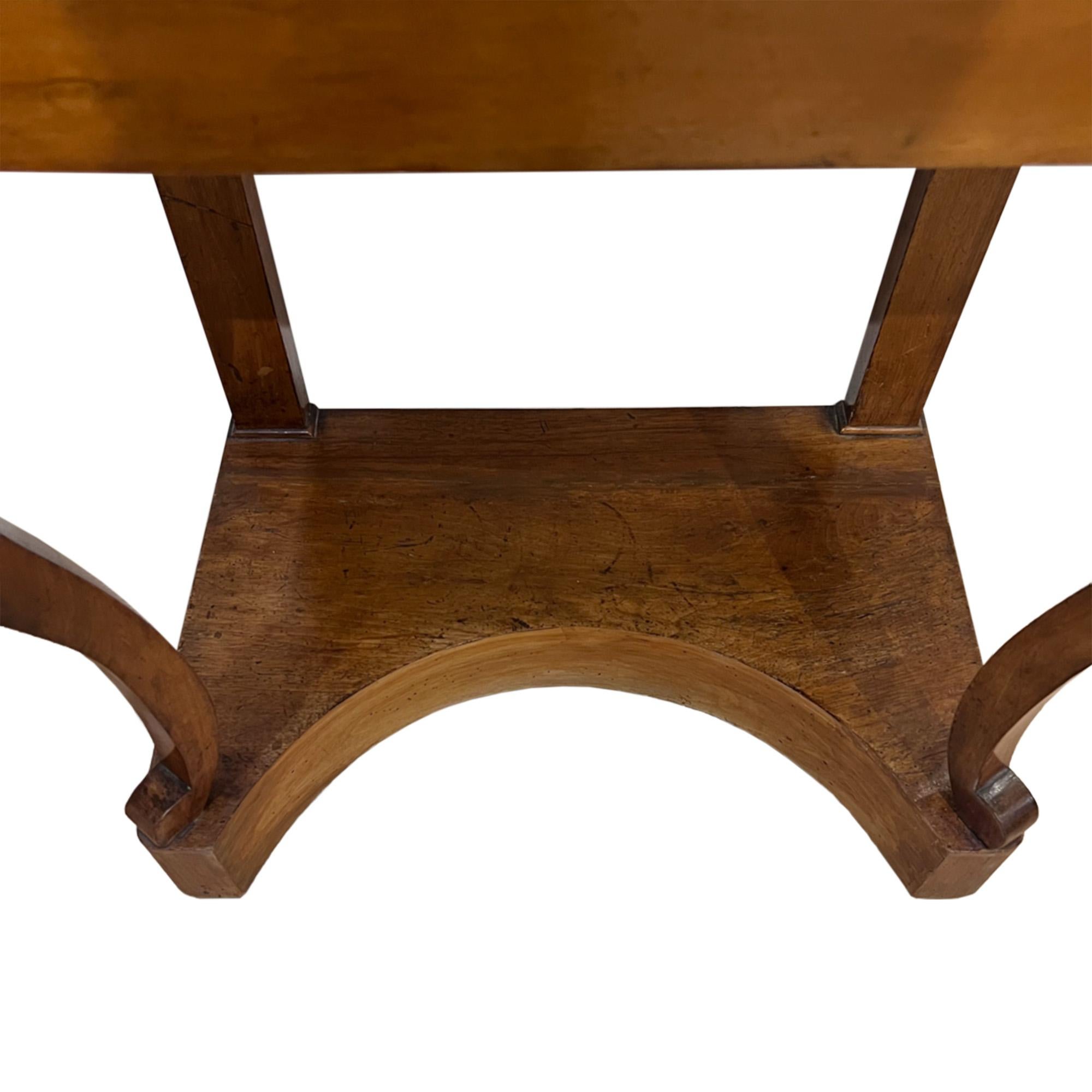 Small 19th Century French Console Table With Marble Top In Good Condition For Sale In London, GB