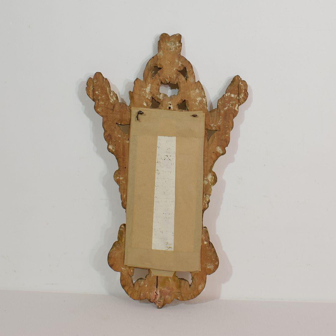 Small 19th Century French Giltwood Mirror 1