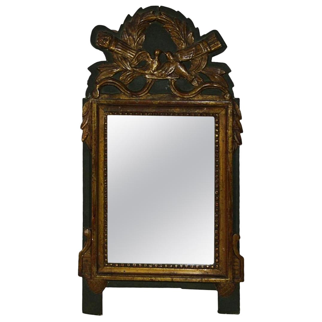 Small 19th Century, French, Louis XVI Style Bridal Mirror