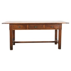 Antique Small 19th Century French Walnut Drapers Table