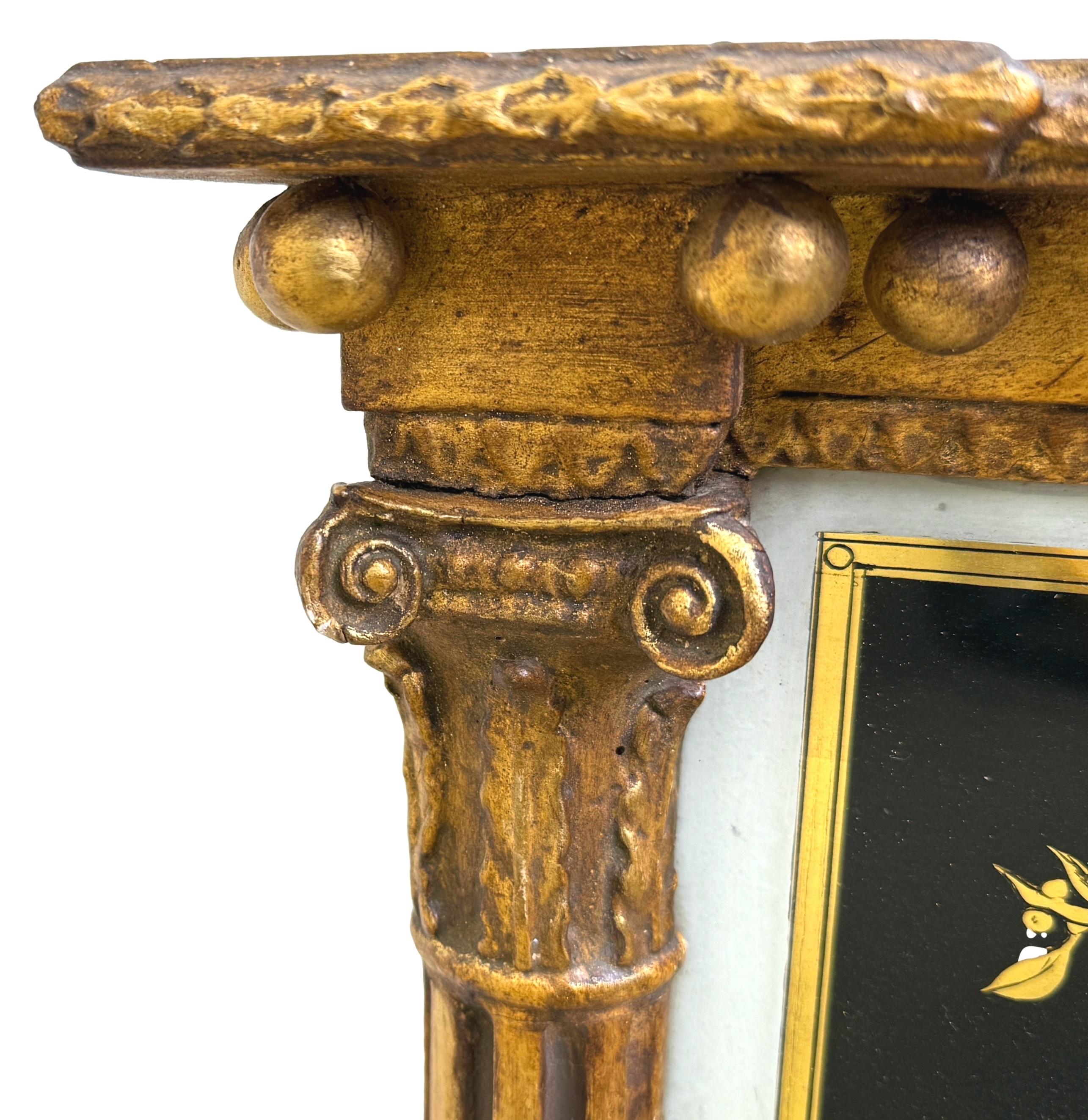 Victorien Petit miroir d'embarcadère doré du 19e siècle en vente
