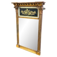 Antique Small 19th Century Gilt Pier Mirror