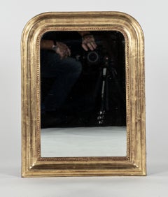 Pequeño espejo de pared Louis Philippe del siglo XIX