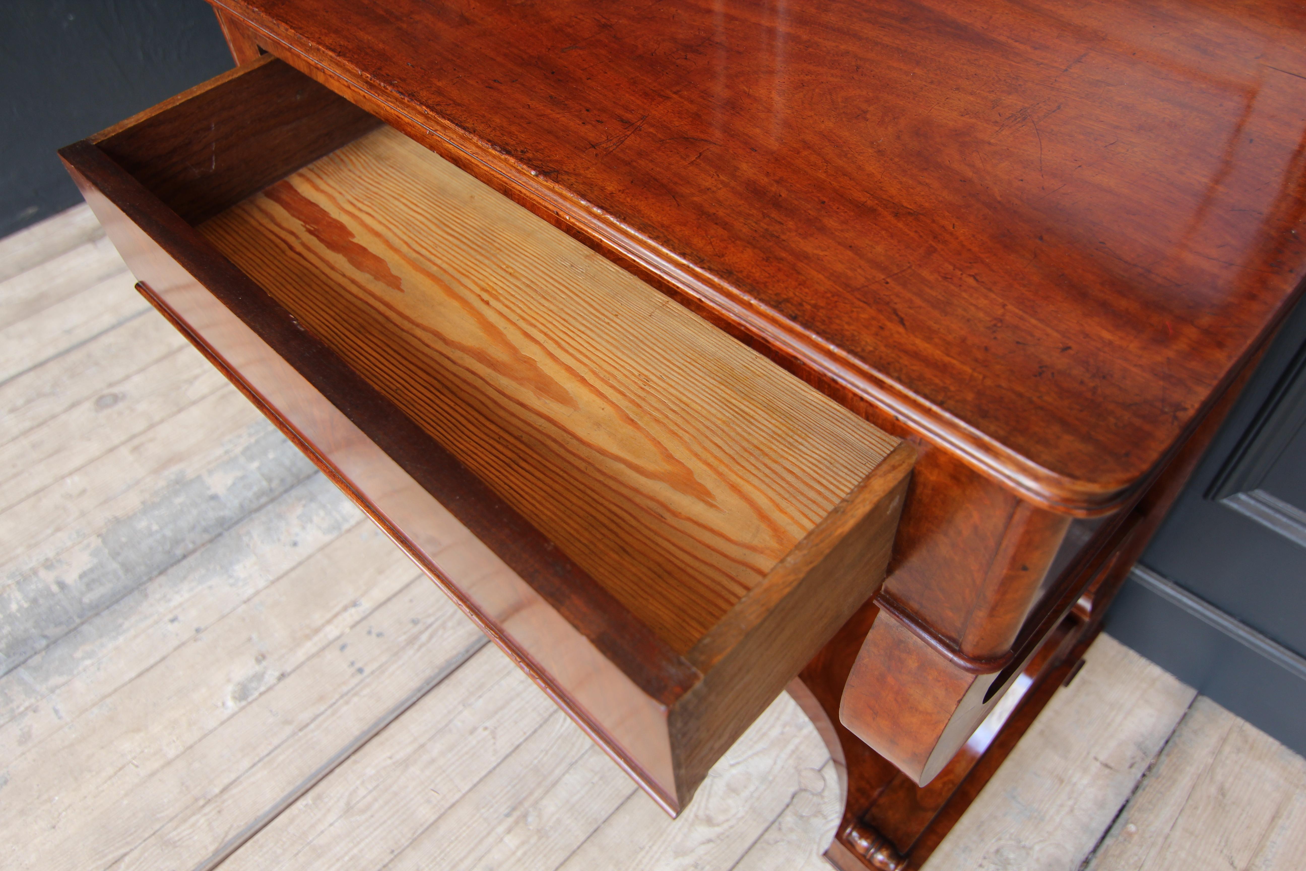 Small 19th Century Mahogany Wall Table or Console Table For Sale 7