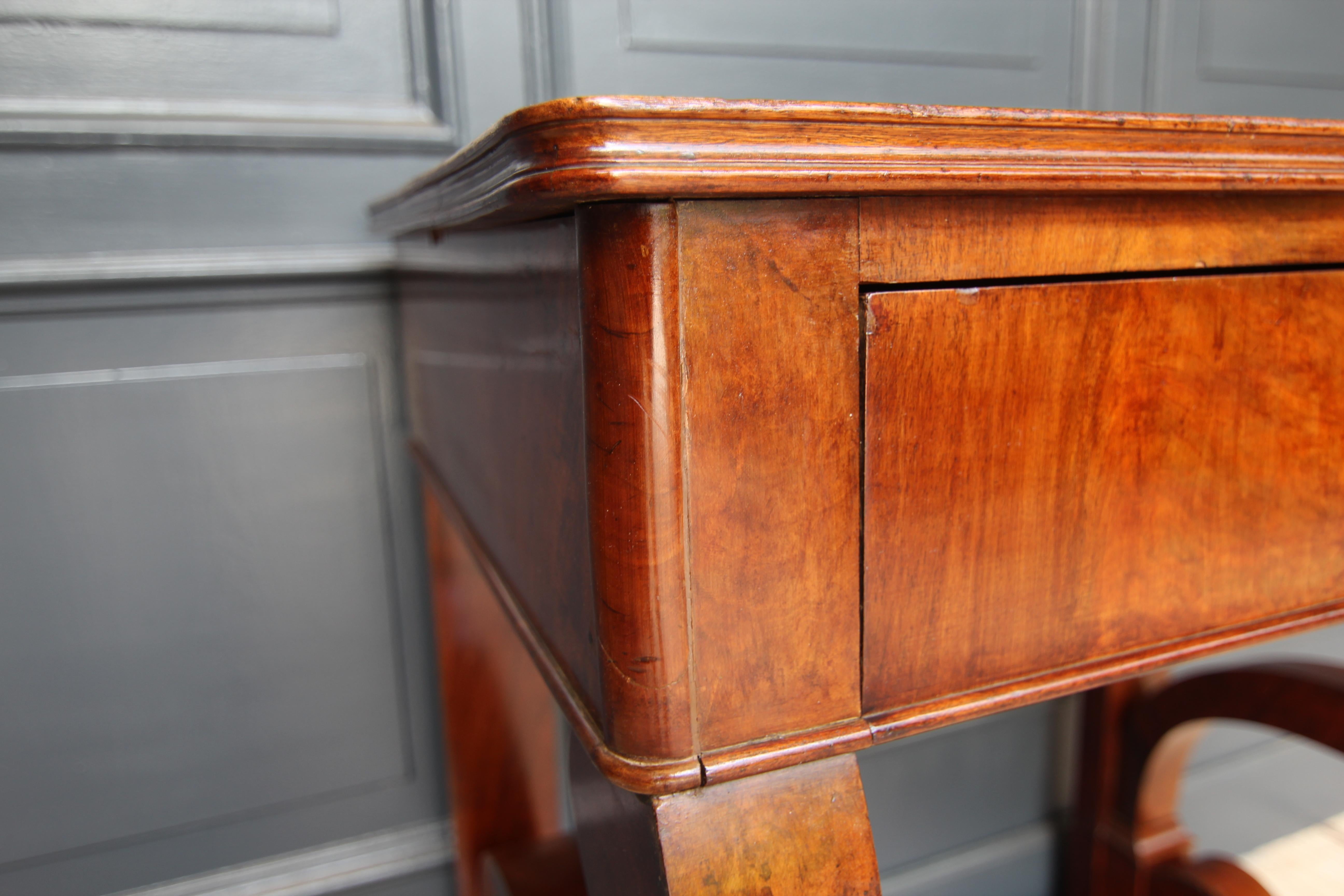 Small 19th Century Mahogany Wall Table or Console Table For Sale 12