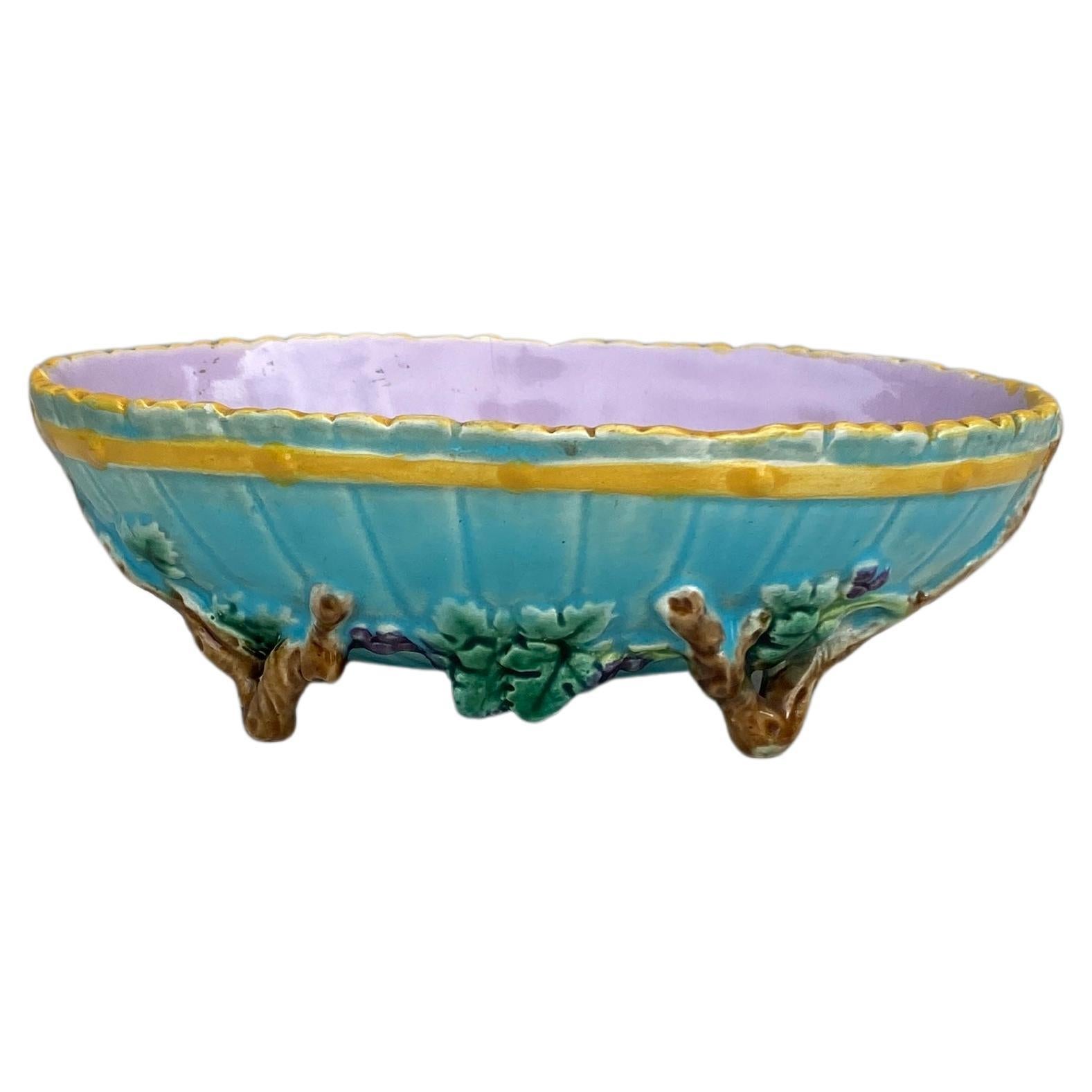 Small 19th Century Majolica Jardiniere George Jones 2