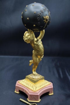 Small 19th Century Mystery Clock Signed By Ferdinand Gervais
