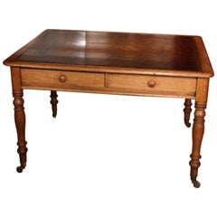 Small 19th Century Oak Writing Table