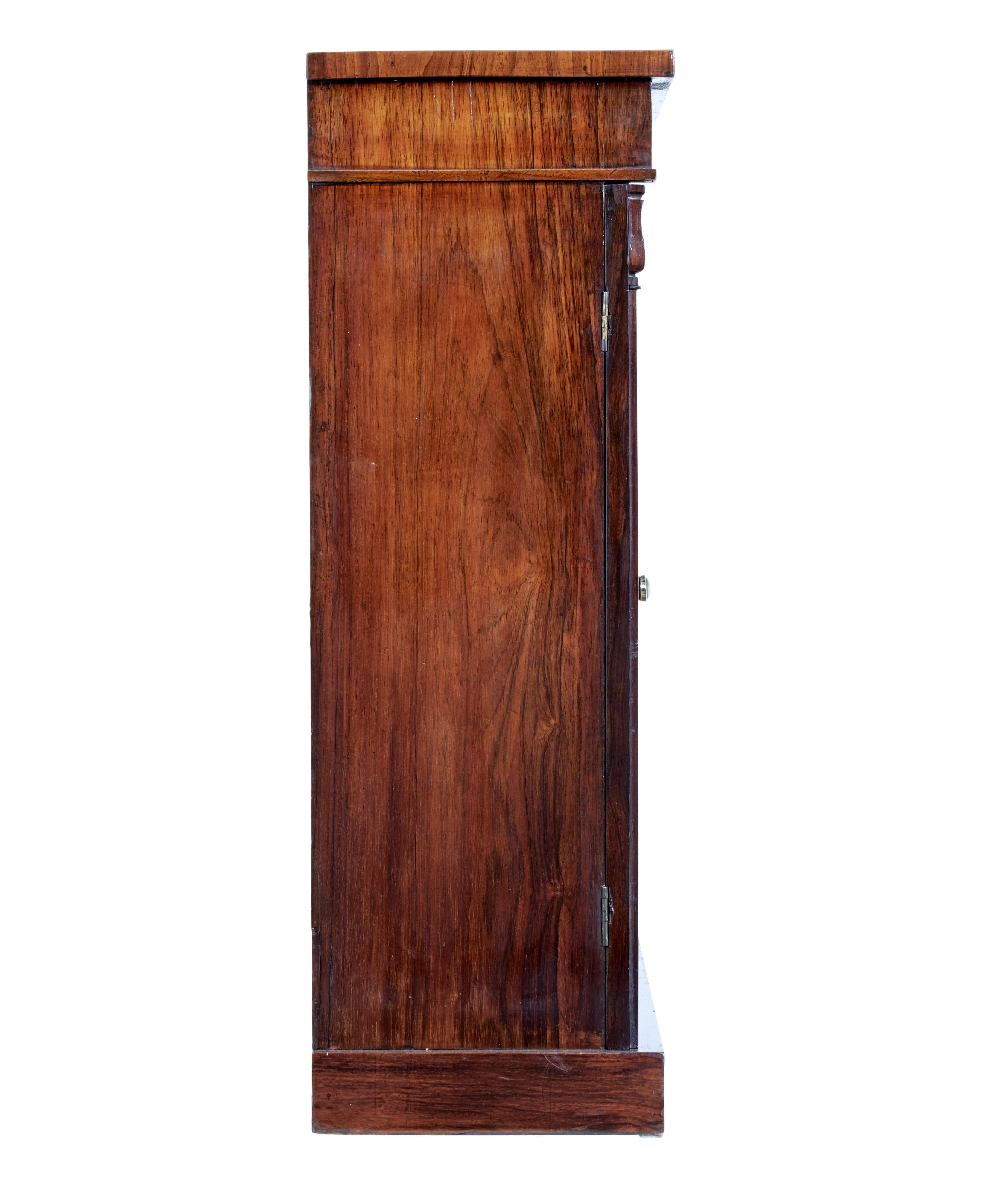 English Small 19th Century Palisander Cupboard