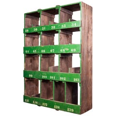 Vintage Small 19th Century Pigeon Hole/Shelving/Storage Unit