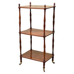 Small 19th Century Regency Rosewood Whatnot