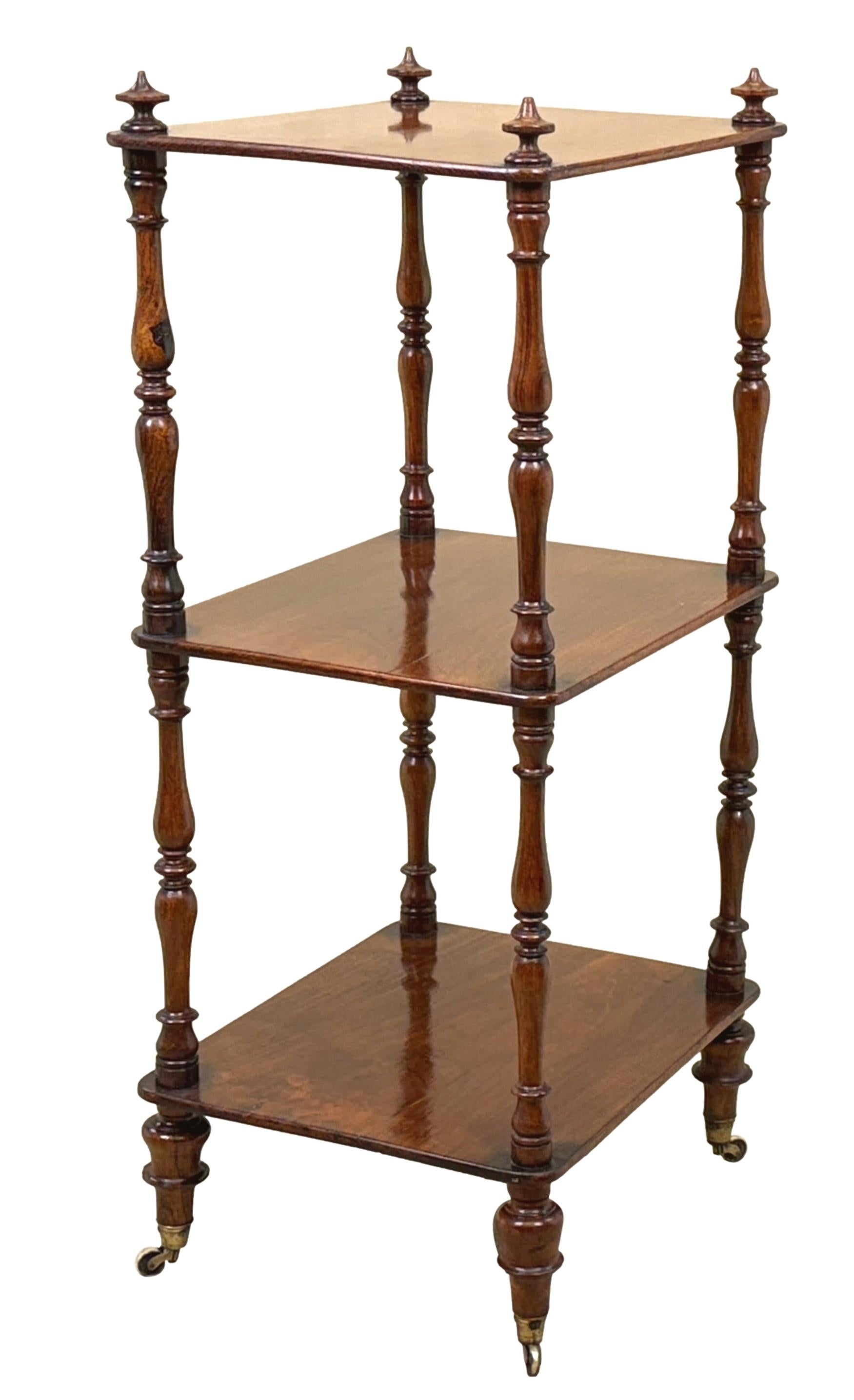 Small 19th Century Rosewood Whatnot In condizioni buone in vendita a Bedfordshire, GB