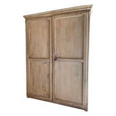 Small 19th Century Rustic Painted Cupboard