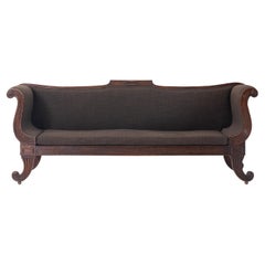 Small 19th Century Scottish Faux Rosewood Sofa