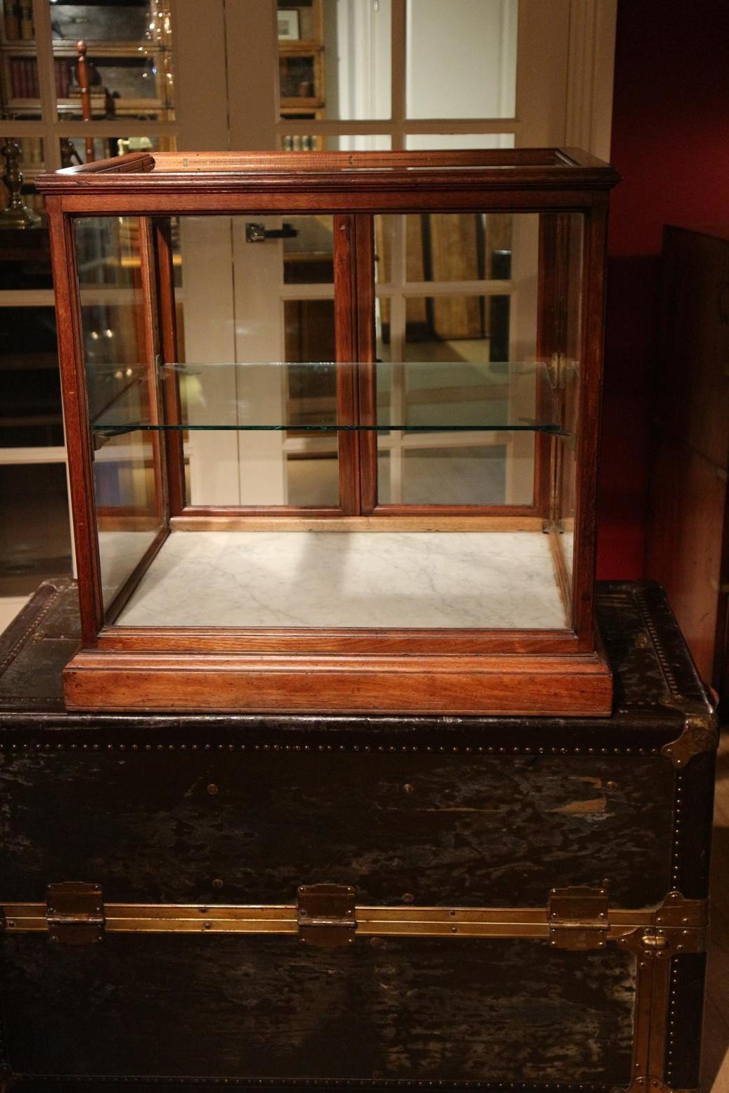 Late 19th Century Small 19th Century Victorian Display Cabinet
