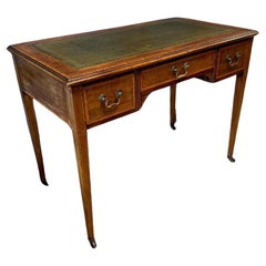 Antique Small  19th century writing table with 3 drawers
