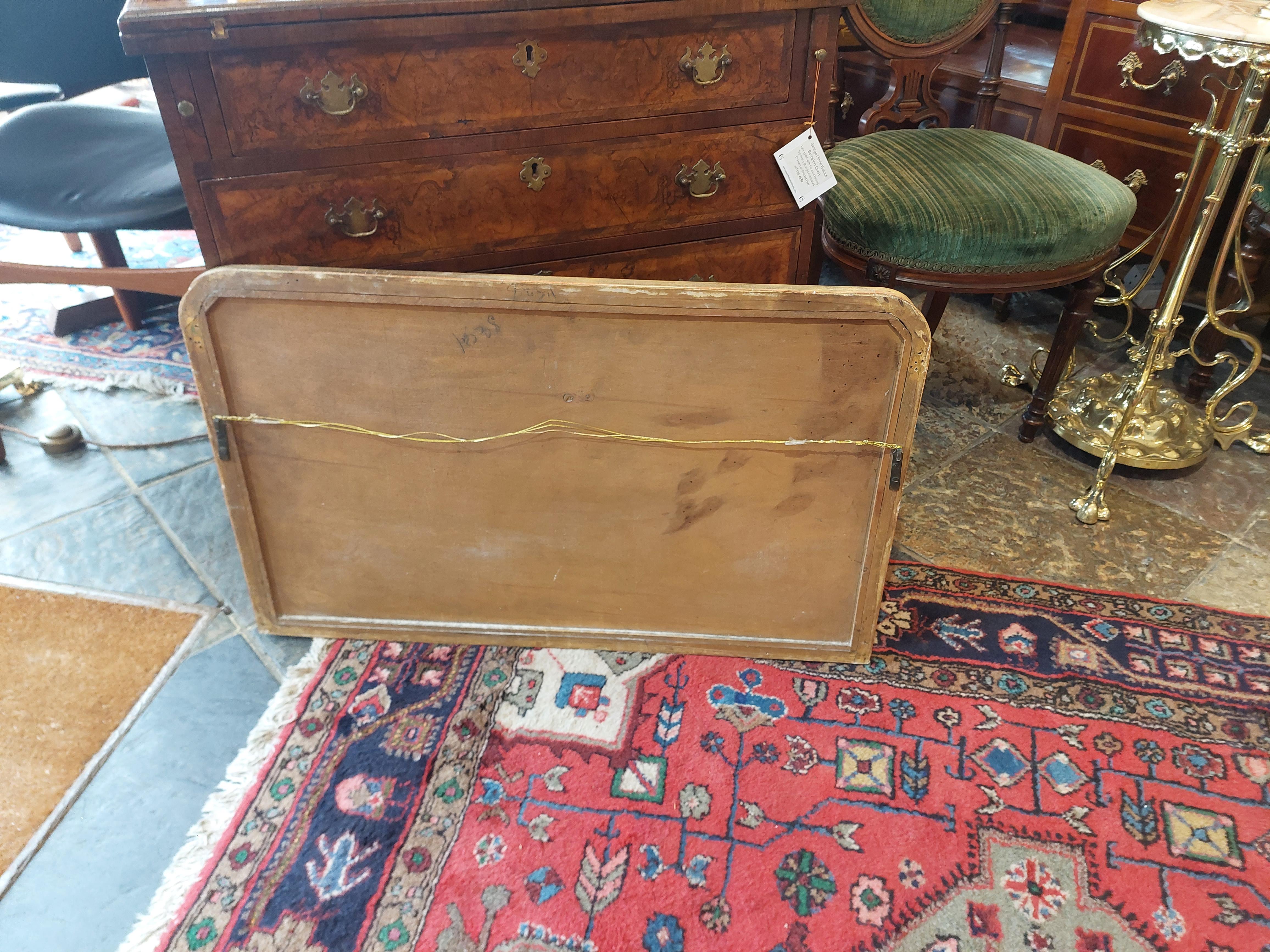 Small 19thC Giltwood Over Mantle Mirror For Sale 5