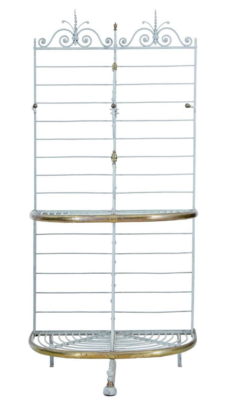 French Bread Racks Small 20th Century French Parisienne Boulangers Bread Rack at 1stDibs