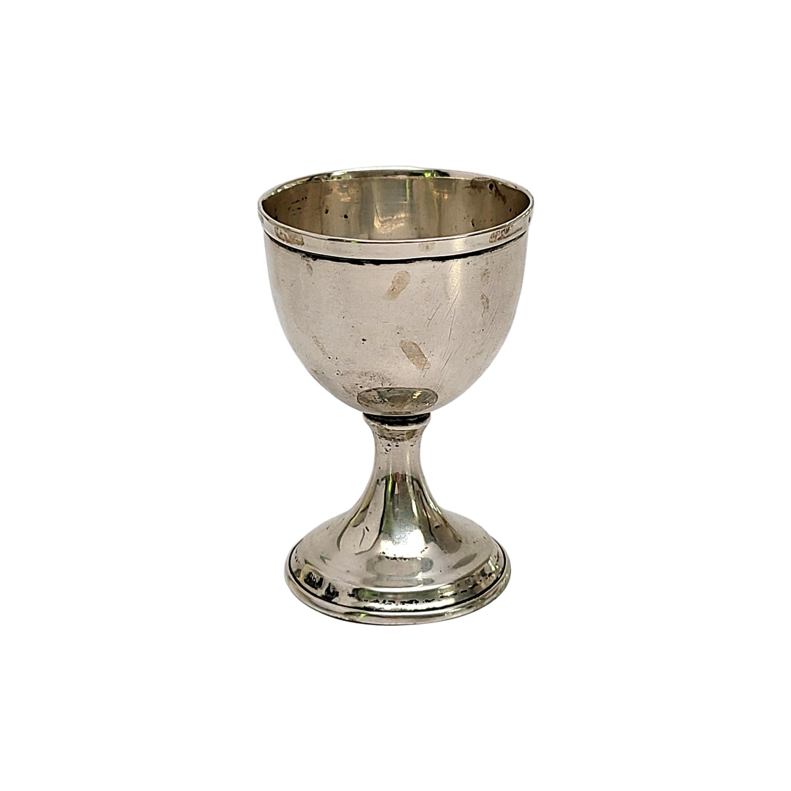 Small 800 Silver Kiddush Cup In Good Condition In Washington Depot, CT