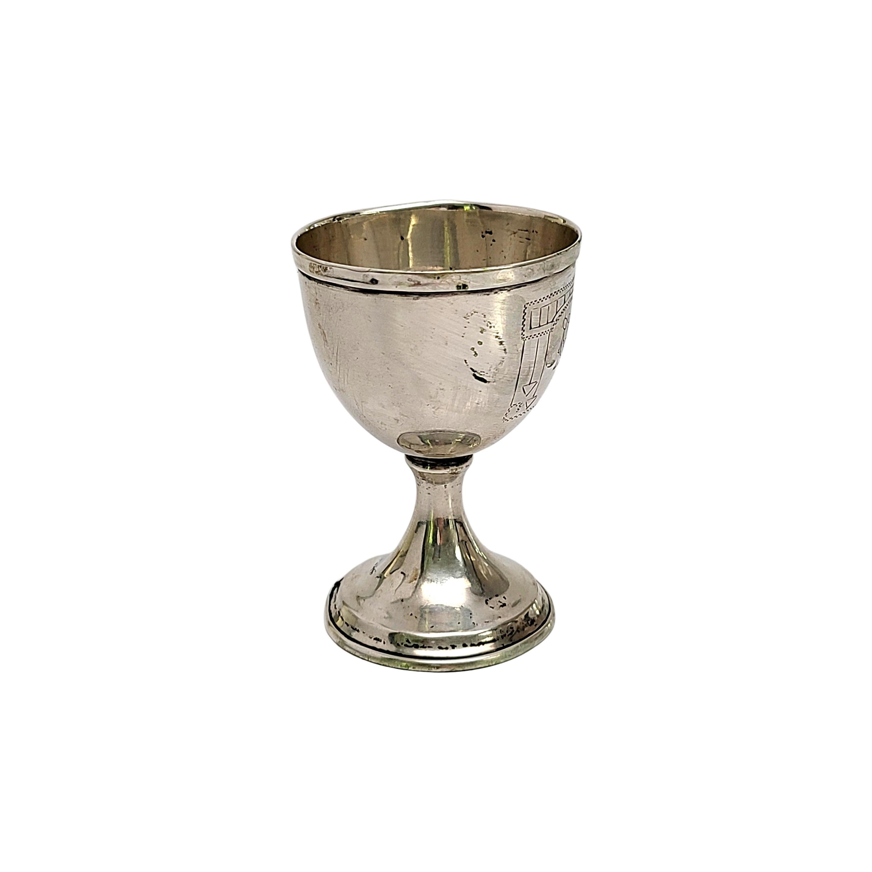 Women's or Men's Small 800 Silver Kiddush Cup